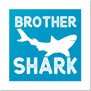 Brother Shark, Daddy Shark, Mommy Shark, Mama Shark, Grandpa Shark, Grandma Shark Posters and Art